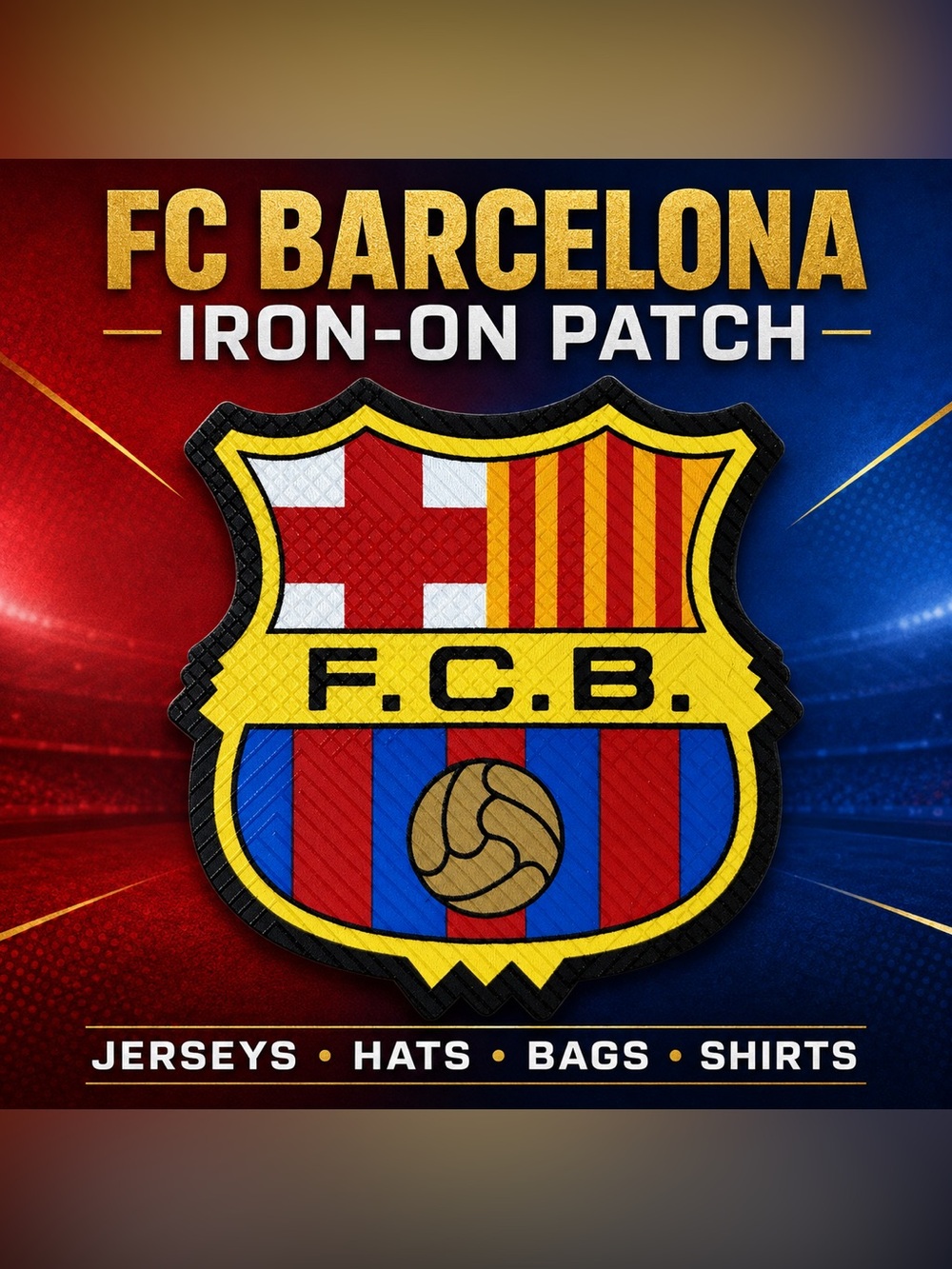 Futbol Club Barcelona FCB Team  logo Iron On patch logo club Jersey badge